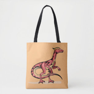 Tote Bag Illustration De Velociraptor.