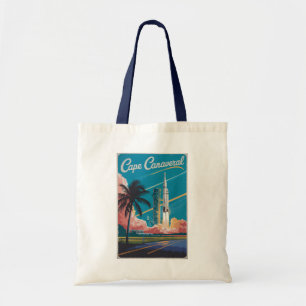 Tote Bag Illustration de voyage de l'art du Cap Canaveral F