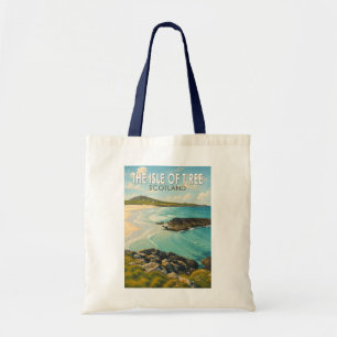 Tote Bag Illustration de voyage de l'île de Tiree en Écosse