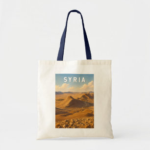 Tote Bag Illustration de voyage vintage Syrie