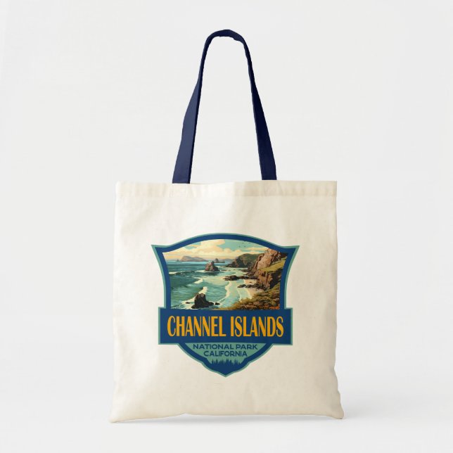 Tote Bag Illustration du parc national des îles Channel (Devant)