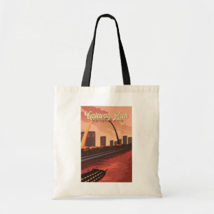 Tote Bag Illustration du parc national Gateway Arch Art de