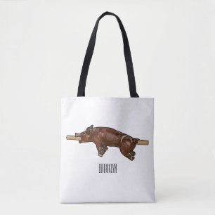 Tote Bag Illustration du rôti de porc / rôti de porc