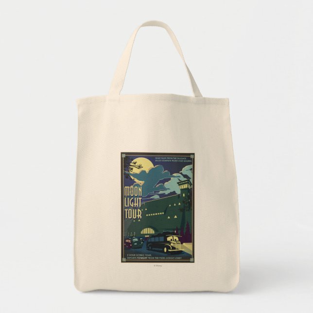 Tote Bag Illustration du tour léger de la lune (Devant)