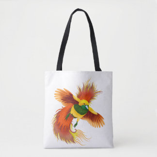 Tote Bag Illustration d'un Paradisier Lesser en vol