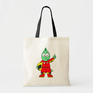 Tote Bag Illustration D'Un Pilote De Voiture De Course Allo