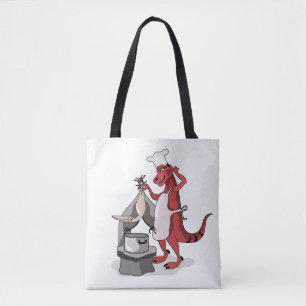 Tote Bag Illustration D'Une Cuisine De Chef Tyrannosaurus R