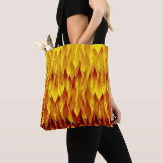 Tote Bag Illustration Feu et Flammes