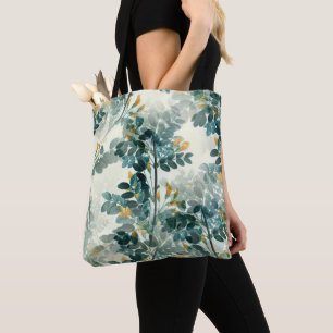 Tote Bag Illustration florale Vintage et élégante