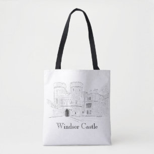 Tote Bag Illustration Iconique Du Château De Windsor