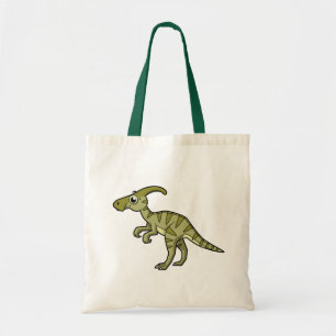 Tote Bag Illustration Mignonne D'Un Parasaurolophus Dinosau