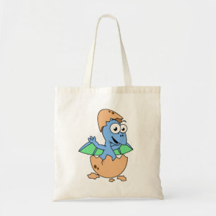 Tote Bag Illustration Mignonne D'Une Éclosion De Ptérodacty