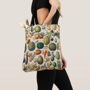 Tote Bag Illustration scientifique végétale des fruits