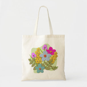 Tote Bag Illustration vectorielle du bouquet de fleurs