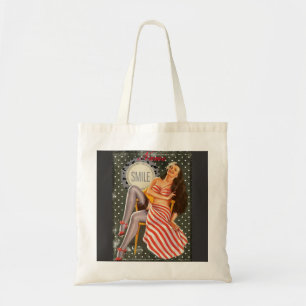 Tote Bag Illustration vintage Retro Pin-up Thunder_Cove