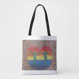 Tote Bag Ils ont épousé le mariage arc-en-ciel de Yeshaya D