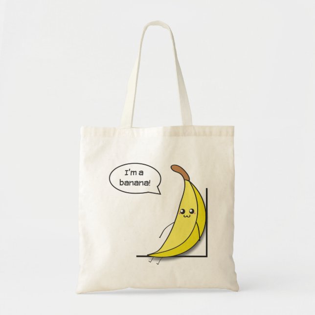 Tote Bag I'm a banana! (Devant)