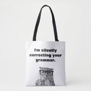 Tote Bag Im corrigeant silencieusement votre oiseau drôle