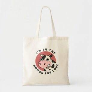 Tote Bag I'm in the Moood For Love Funny Cow Pun