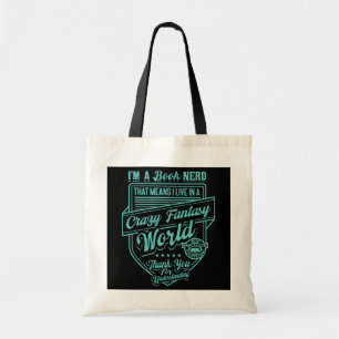 Tote Bag Im Un Livre Nerd Bookaholic