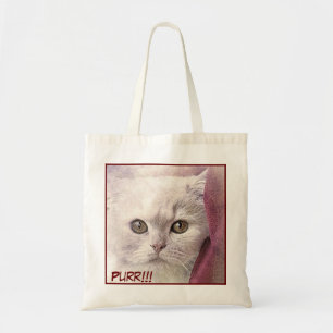 Tote Bag Image de chat de gros plan adorable
