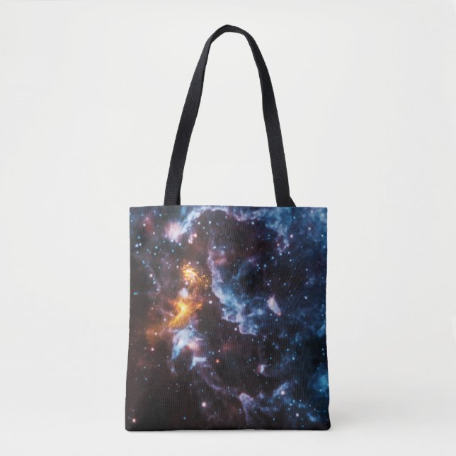 Tote Bag Image de galaxie d'étoile neutron de pulsar (Devant)
