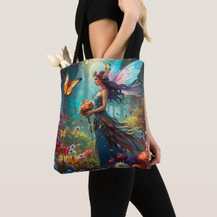 Tote Bag Imaginaire Beau Jardin Fairy