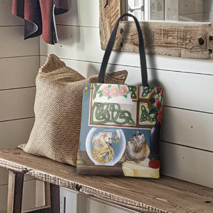 Tote Bag Imaginaire Cheval de Mer de Chat