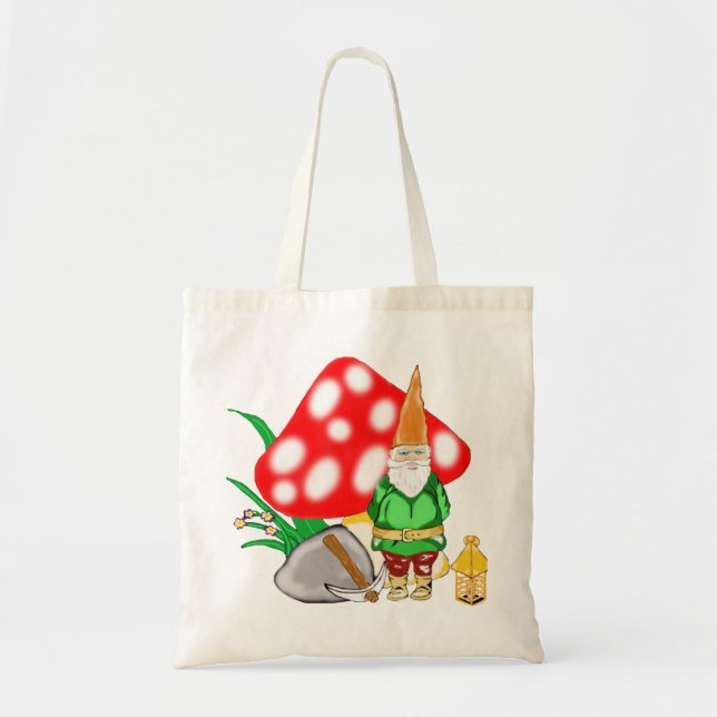 Tote Bag Imaginaire de travail Gnome (Devant)