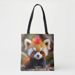 Tote Bag Imaginaire mignon Panda Red Hai