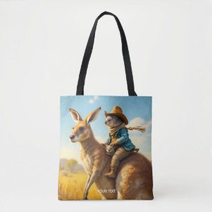 Tote Bag Imaginaire mignon Wombat Kangaroo Koala