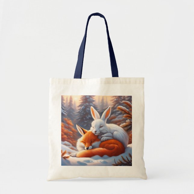 Tote Bag Imaginaire Vivid Sleeping Fox lièvre (Devant)