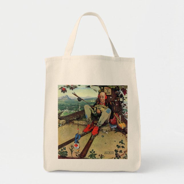 Tote Bag Imbécile d'avril, 1945 (Devant)