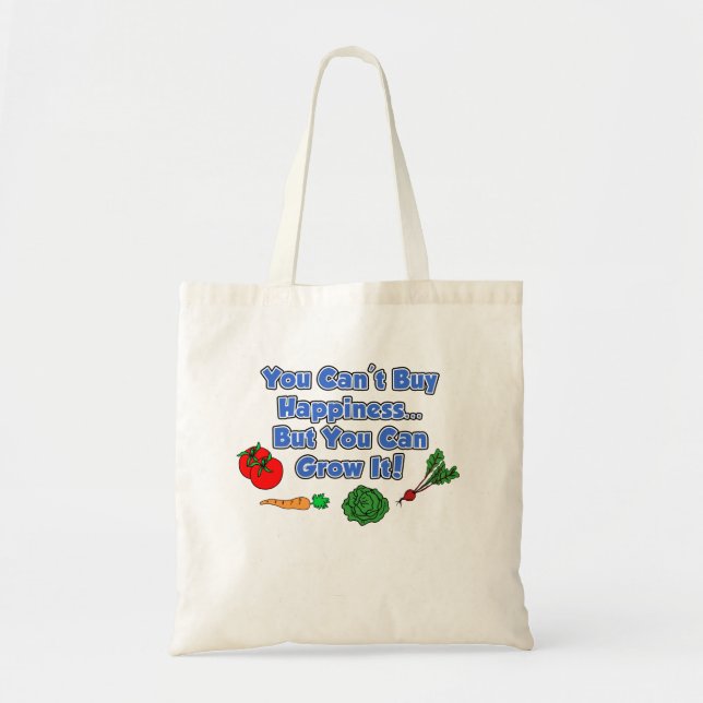 Tote Bag Impossible d'acheter le bonheur augmenter le jardi (Devant)
