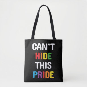 Tote Bag Impossible de cacher cette fierté LGBT