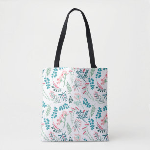 Tote Bag Impression florale moderne