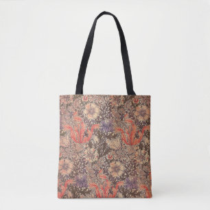 Tote Bag Impression florale vintage gracieuse