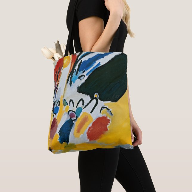 Tote Bag Impression III (Concert) par Wassily Kandinsky (De près)