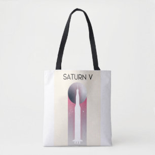 Tote Bag Impression illustrative de l'art spatial Apollo Sa
