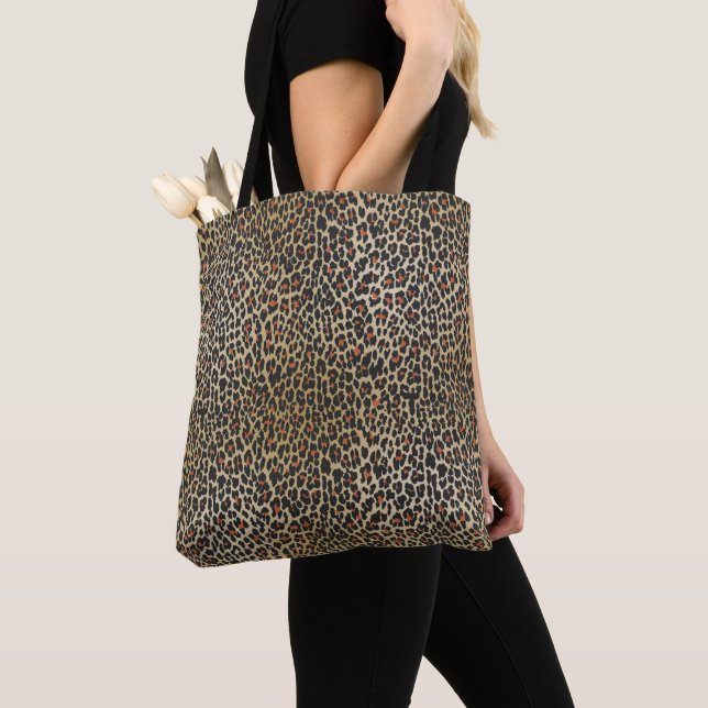 Tote Bag Impression léopard (De près)