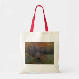Tote Bag Impression Sunrise de Claude Monet, Art Vintage