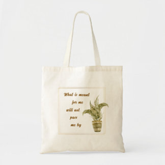 Tote Bag Impression sur toile Ce qui m'est destiné