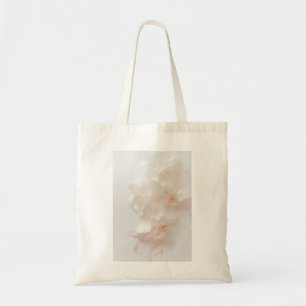Tote Bag Imprimé d'art abstrait floral rose blush Douce p