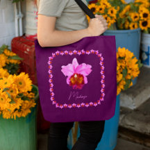 Imprimez Personnalisé Cattleya Orchid Motif