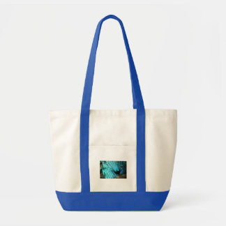 Tote Bag Impulsion bleue vibrante Fourre-tout de paon