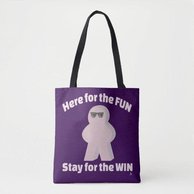 Tote Bag In For Fun Stay For Win Game Humour (Devant)