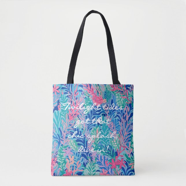 Tote bag in stylish graphic (Front)