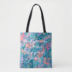 Tote bag in stylish graphic