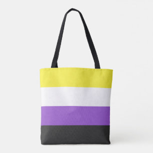 Tote Bag Indicateur de fierté non binaire LGBTQ