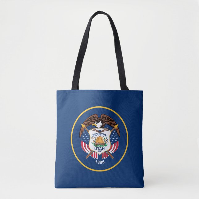 Tote Bag Indicateur de l'État de l'Utah (Devant)